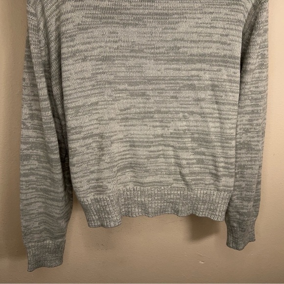 LARGE H&M DIVIDED GREY CABLE KNIT SWEATER WOMENS ACRYLIC ACADEMIA LONG SLEEVE - Picture 8 of 12